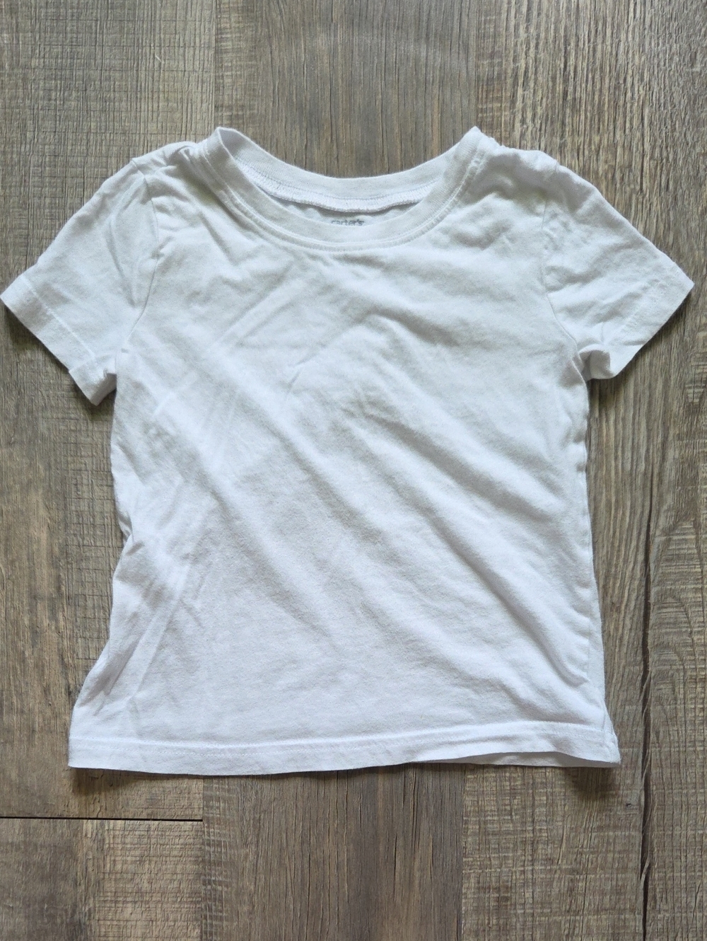 Carter's White Short Sleeve Crewneck Tee